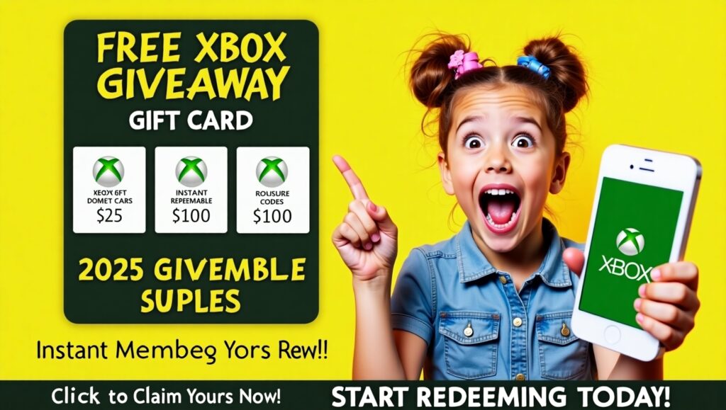 Unlock Free Xbox Gift Card Codes Instantly – No Human Verification (2025)
